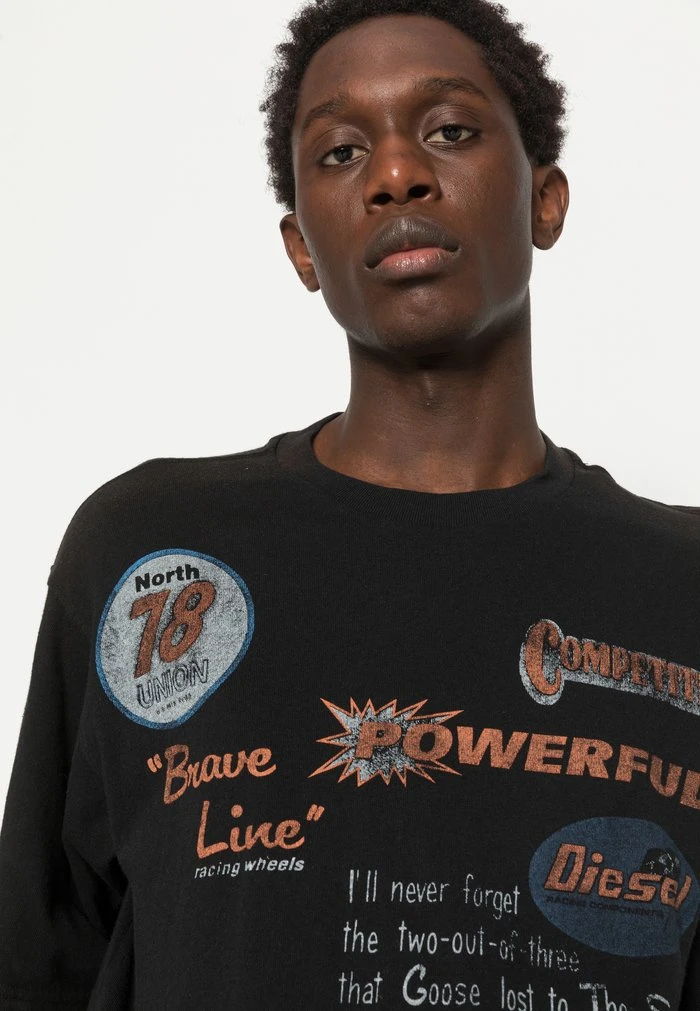 Deals ๐งจ Diesel BALM - Print T-shirt - Black ๐ 7 Deals ๐งจ Diesel BALM - Print T-shirt - Black ๐ - Image 5