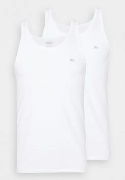 Promo ๐งจ Diesel UMTK-JOHNNY-TUBE-TWO 2 PACK - Undershirt - White ๐