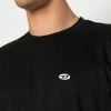 Buy ❤️ Diesel JUST DOVAL - Basic T-shirt - Black 🎁 -Vivid Styles Shop 0ebe4ac696b346fb9cd402553b235f22