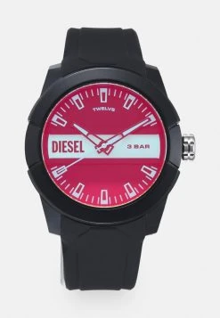 Top 10 โ๏ธ Diesel DOUBLE UP UNISEX - โ Watch - Black ๐
