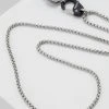 Coupon ⭐ Diesel SINGLE PENDANT - Necklace - Black/silver-coloured 🎉 -Vivid Styles Shop 157e5a0f884148829331ec0f64a32c2f