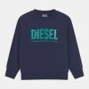 Hot Sale 💯 Diesel LOGO UNISEX - Sweatshirt - Peacoat 👍