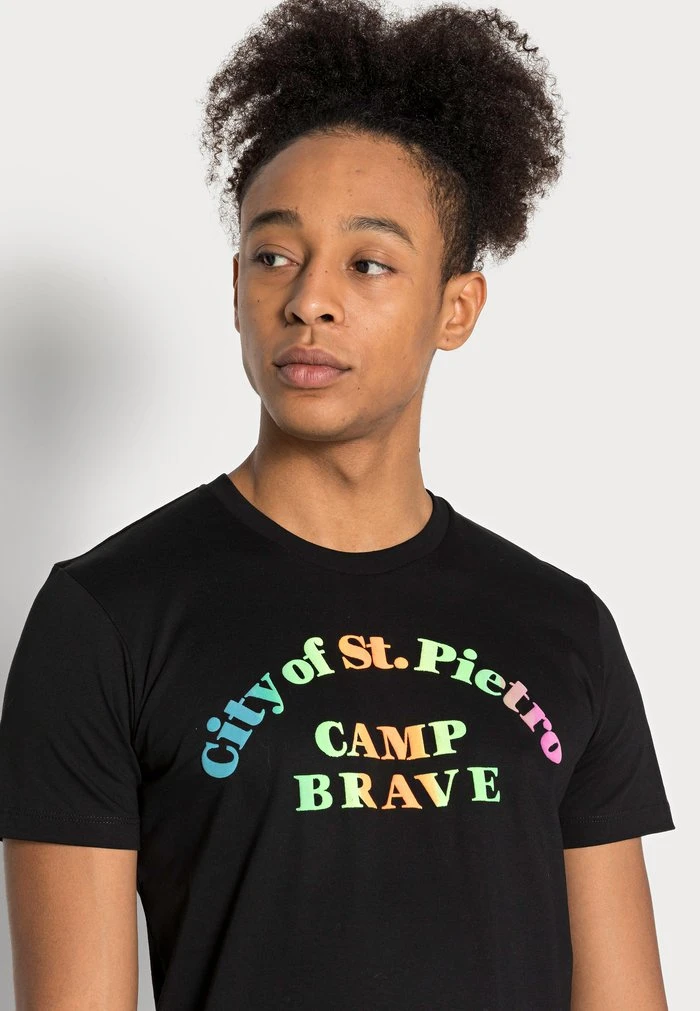 Discount โ Diesel T-INY-C1 - Print T-shirt - Black ๐ 7 Discount โ Diesel T-INY-C1 - Print T-shirt - Black ๐ - Image 5