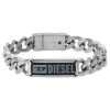 Flash Sale ⭐ Diesel Bracelet - Silver-coloured 👍 -Vivid Styles Shop 1d522077f07b4332bcd034eee4e89244
