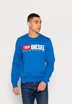 Best Pirce 🤩 Diesel S GINN DIV - Sweatshirt - Blue 🌟