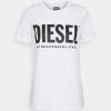 Outlet 🎉 Diesel SILY LOGO - Print T-shirt - White ✨ -Vivid Styles Shop 23c448f8c798437dada223a9ab95a695