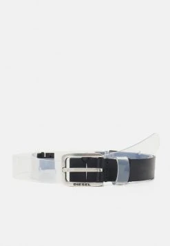 Deals β€οΈ Diesel LEVEL - Belt - Black/transparant π