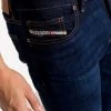 Promo 👍 Diesel D-LUSTER - Slim Fit Jeans - Dark Blue Denim ✔️ -Vivid Styles Shop 25768ee4cd9d490c8dabdfec2d3a1c58