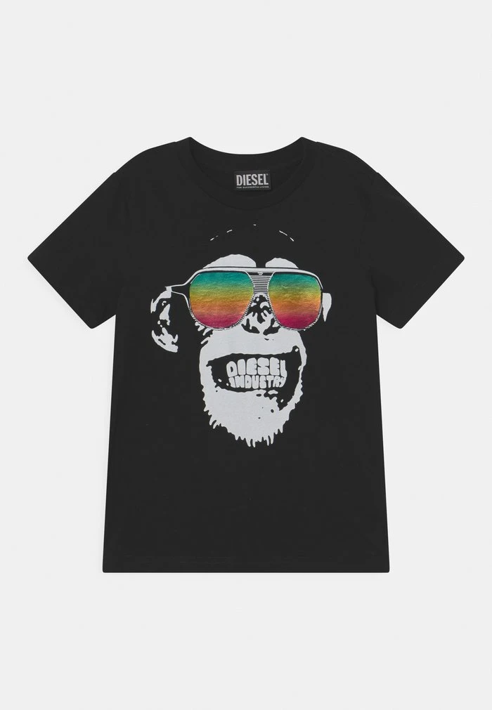 Cheap 🛒 Diesel TONKEY - Print T-shirt - Nero 🌟 3 Cheap 🛒 Diesel TONKEY - Print T-shirt - Nero 🌟