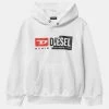 Best Sale 🌟 Diesel OVER UNISEX - Sweatshirt - White 🧨