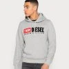 Flash Sale ✔️ Diesel GINN HOOD - Hoodie - Gray 🧨