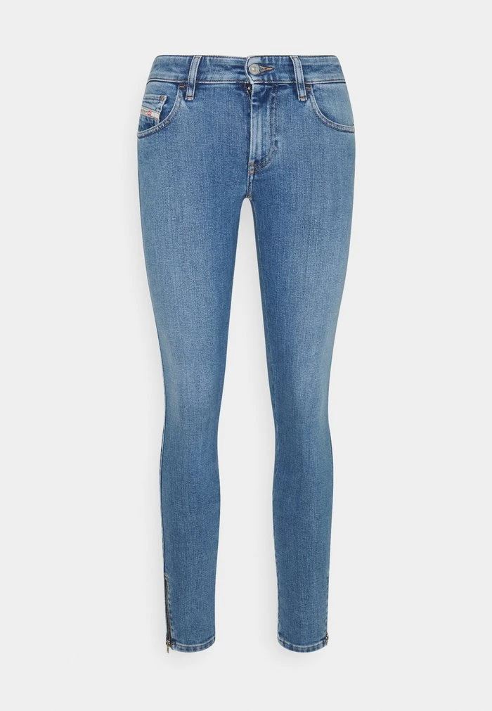 New ❤️ Diesel SLANDY-LOW-ZIP - 😍 Jeans Skinny Fit - Light Blue 🛒 3 New ❤️ Diesel SLANDY-LOW-ZIP - 😍 Jeans Skinny Fit - Light Blue 🛒