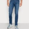 Deals 🔥 Diesel D-LUSTER - Slim Fit Jeans - Dark Blue 👍