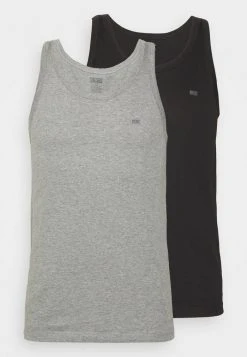 Cheapest 🎉 Diesel UMTK-JOHNNY-TUBE-TWO 2 PACK - Undershirt - Black/gray 👍