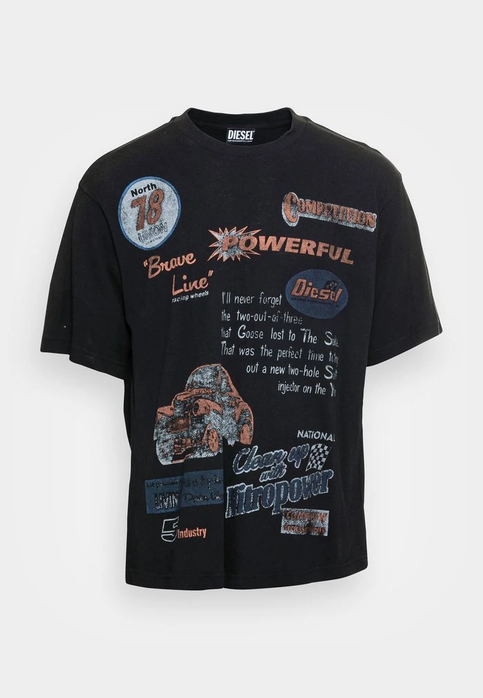 Deals ๐งจ Diesel BALM - Print T-shirt - Black ๐ 6 Deals ๐งจ Diesel BALM - Print T-shirt - Black ๐ - Image 4