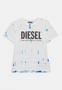 Hot Sale 🧨 Diesel TIFTY TYE DYE UNISEX - Print T-shirt - Bianco ⭐