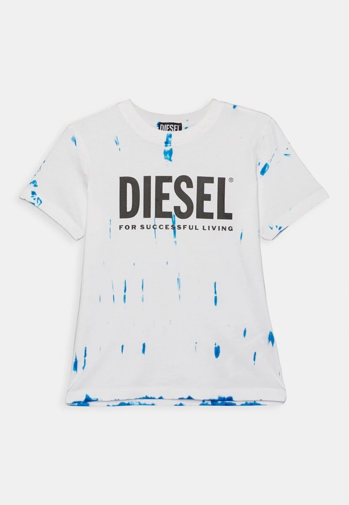 Hot Sale 🧨 Diesel TIFTY TYE DYE UNISEX - Print T-shirt - Bianco ⭐ 3 Hot Sale 🧨 Diesel TIFTY TYE DYE UNISEX - Print T-shirt - Bianco ⭐