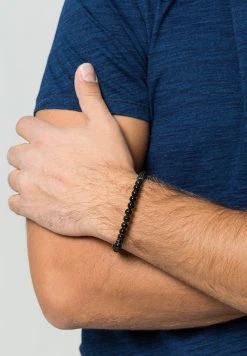 Cheap 😉 Diesel BEAD - Bracelet - Black 😉