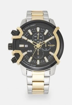Best Sale 🎁 Diesel GRIFFED - Chronograph ⌚ Watch - Silver-coloured/gold-coloured ⌛