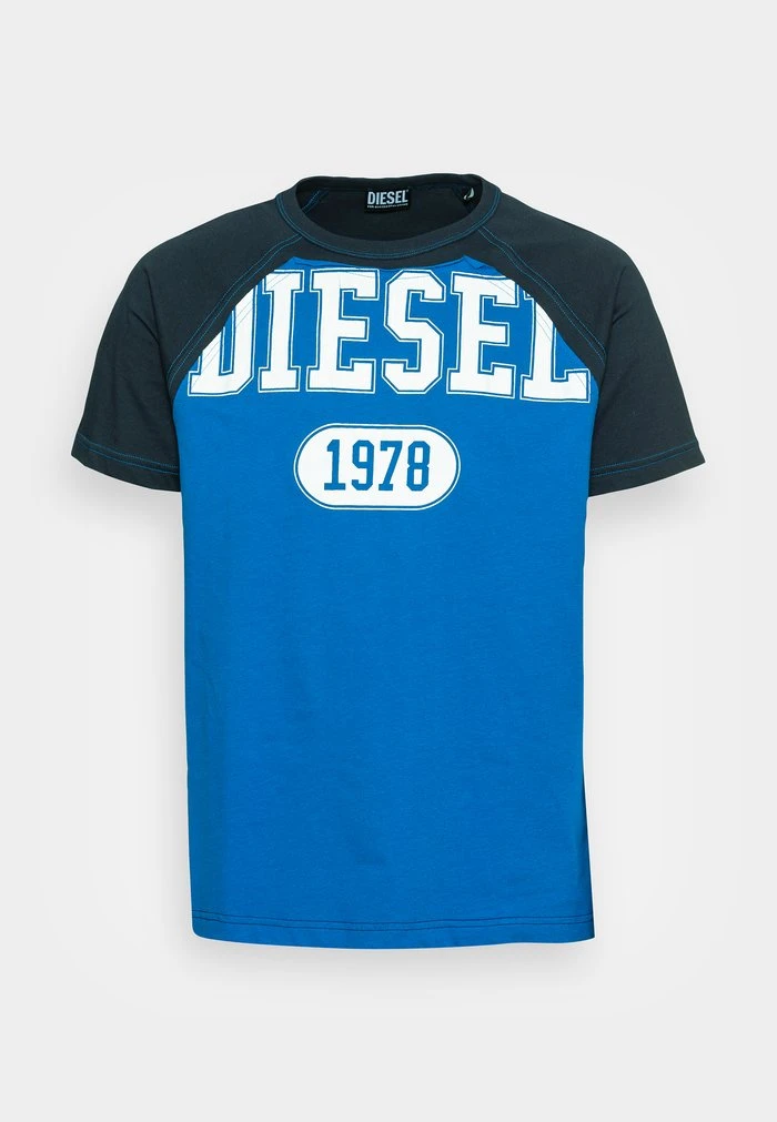 Best Pirce 🎉 Diesel RAGLEN - Print T-shirt - Blue ⭐ 6 Best Pirce 🎉 Diesel RAGLEN - Print T-shirt - Blue ⭐ - Image 4