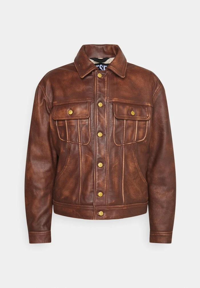 Best reviews of ❤️ Diesel LRILEY - Leather Jacket - Brown 🤩 6 Best reviews of ❤️ Diesel LRILEY - Leather Jacket - Brown 🤩 - Image 4