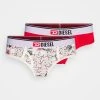 Best Sale 🌟 Diesel OXYS 2 PACK - Briefs - Beige/red ✔️ -Vivid Styles Shop 4feb6bdb6437449d9148d6c92a11b991