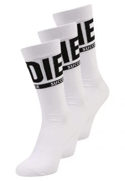 Discount 😉 Diesel SKM-RAY-THREEPACK 3 PACK - Socks - Weiß 🛒