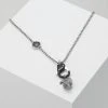 Coupon ⭐ Diesel SINGLE PENDANT - Necklace - Black/silver-coloured 🎉 -Vivid Styles Shop 54b5c706c27542b79eab6f54eb9a4308