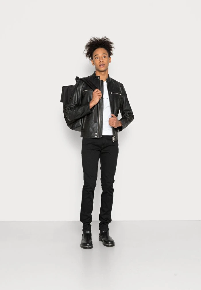 Wholesale 🤩 Diesel L-BOY-CL - Leather Jacket - Black ✔️ 4 Wholesale 🤩 Diesel L-BOY-CL - Leather Jacket - Black ✔️ - Image 2