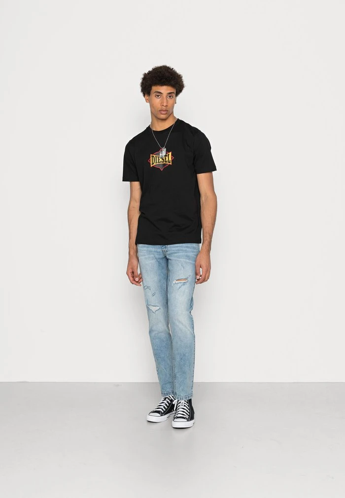 Discount ๐ Diesel JUST - Print T-shirt - Black โ๏ธ 4 Discount ๐ Diesel JUST - Print T-shirt - Black โ๏ธ - Image 2