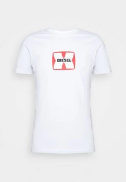 Top 10 🎉 Diesel T DIEGOR K47 - Print T-shirt - White 🥰