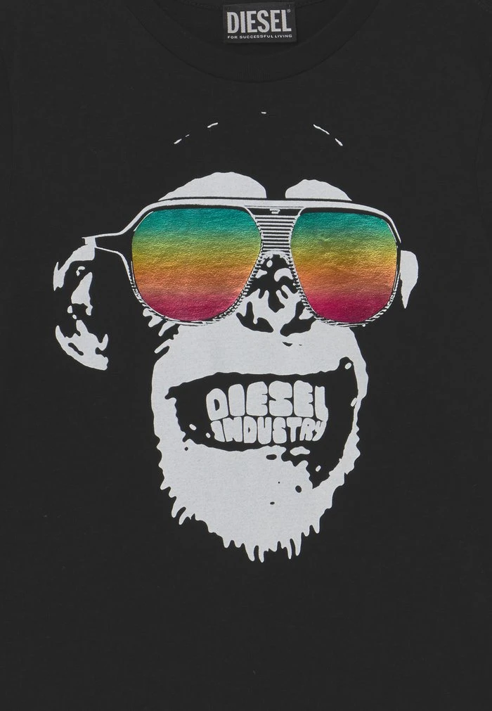 Cheap 🛒 Diesel TONKEY - Print T-shirt - Nero 🌟 5 Cheap 🛒 Diesel TONKEY - Print T-shirt - Nero 🌟 - Image 3