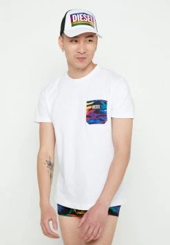 Deals ❤️ Diesel PRIDE DIEGO UNISEX - Print T-shirt - White ✨