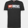 Discount 💯 Diesel DIEGOR - Print T-shirt - Black 💯