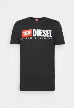 Discount 💯 Diesel DIEGOR - Print T-shirt - Black 💯