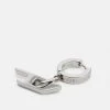 Outlet ✨ Diesel UNISEX - Earrings - Silver-coloured 🧨 -Vivid Styles Shop 72a79f6c4ab64a2ca91e866d83aa56f2