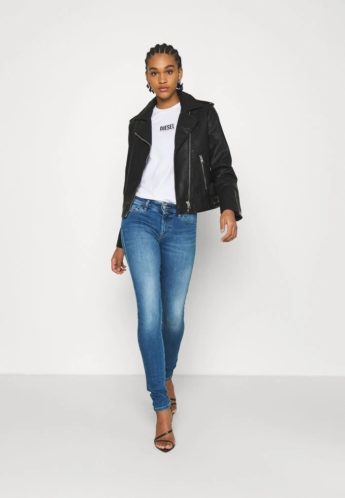 Cheapest 💯 Diesel SLANDY - Jeans Skinny Fit - Medium Blue 🎉 4 Cheapest 💯 Diesel SLANDY - Jeans Skinny Fit - Medium Blue 🎉 - Image 2