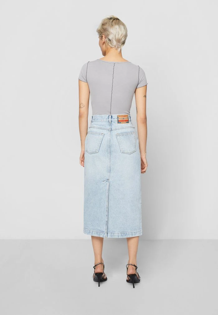 Deals 👏 DE-RONNY DIESEL LIBRARY - Denim Skirt - Denim 🤩 5 Deals 👏 DE-RONNY DIESEL LIBRARY - Denim Skirt - Denim 🤩 - Image 3