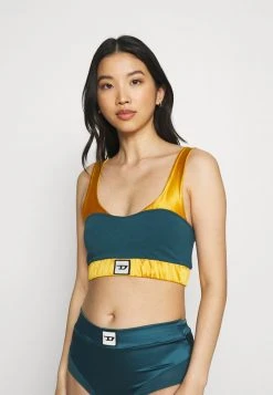 New 🌟 Diesel UFSB-MILLY-SAT - Bustier - Petrol/yellow ⭐