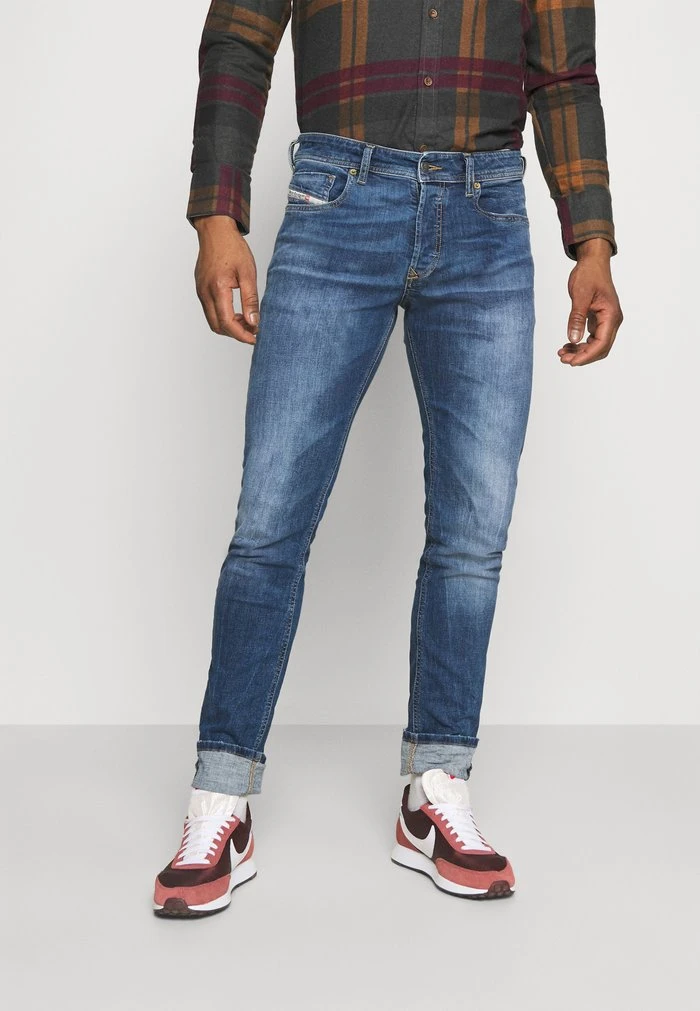 Budget 👍 Diesel SLEENKER - Jeans Skinny Fit - Medium Blue 🛒 3 Budget 👍 Diesel SLEENKER - Jeans Skinny Fit - Medium Blue 🛒