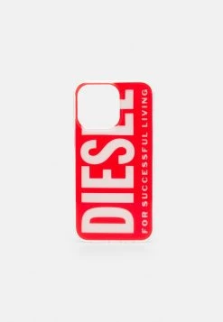 Top 10 ⌛ DIESEL CLEAR CASE FOR IPHONE 13 PRO - Phone Case - Red/white 🥰