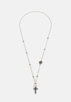 Top 10 ⭐ Diesel SINGLE PENDANT - Necklace - Black 😉