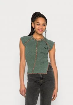 Best reviews of 🔔 Diesel SKYOVER - Print T-shirt - Green 🥰