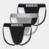 Best Sale 🥰 Diesel JOCKY 3 PACK - Briefs - Black/gray ✨
