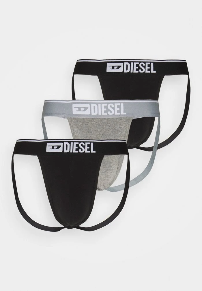 Best Sale 🥰 Diesel JOCKY 3 PACK - Briefs - Black/gray ✨ 3 Best Sale 🥰 Diesel JOCKY 3 PACK - Briefs - Black/gray ✨