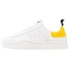 Brand new ⌛ Diesel CLEVER S-CLEVER LOW W - Trainers - Weiß/gelb 👏 -Vivid Styles Shop 8ff47984c959498eb09c649059038690