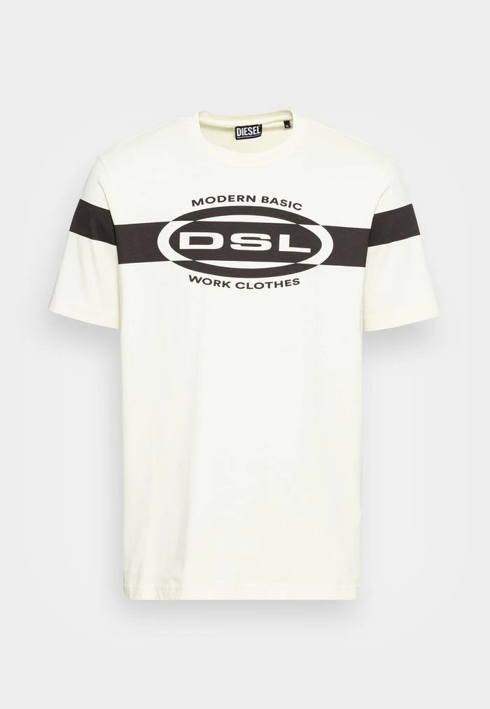 Best Pirce ⭐ Diesel JUST - Print T-shirt - Yellow ⌛ 5 Best Pirce ⭐ Diesel JUST - Print T-shirt - Yellow ⌛ - Image 4