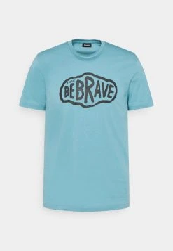 Outlet 🌟 Diesel DIEGOS UNISEX - Print T-shirt - Blue 🥰