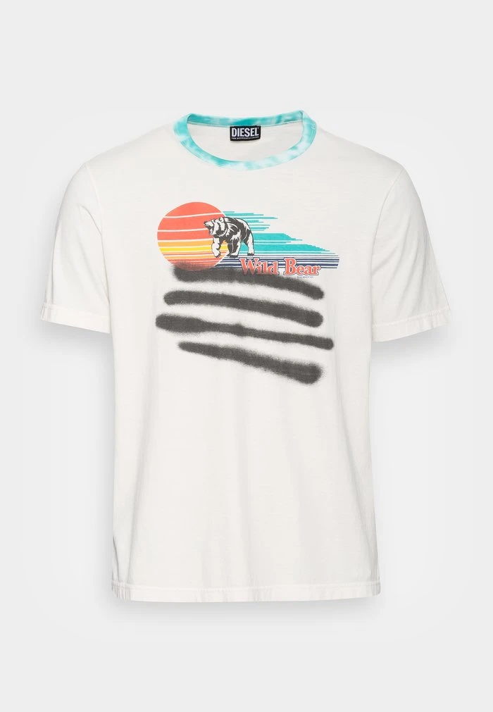 Hot Sale 🥰 Diesel JUST - Print T-shirt - White 💯 6 Hot Sale 🥰 Diesel JUST - Print T-shirt - White 💯 - Image 4