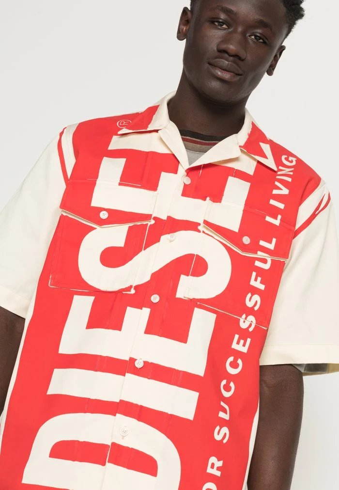 Buy ✔️ Diesel 👍 Shirt - White/red ✨ 7 Buy ✔️ Diesel 👍 Shirt - White/red ✨ - Image 5